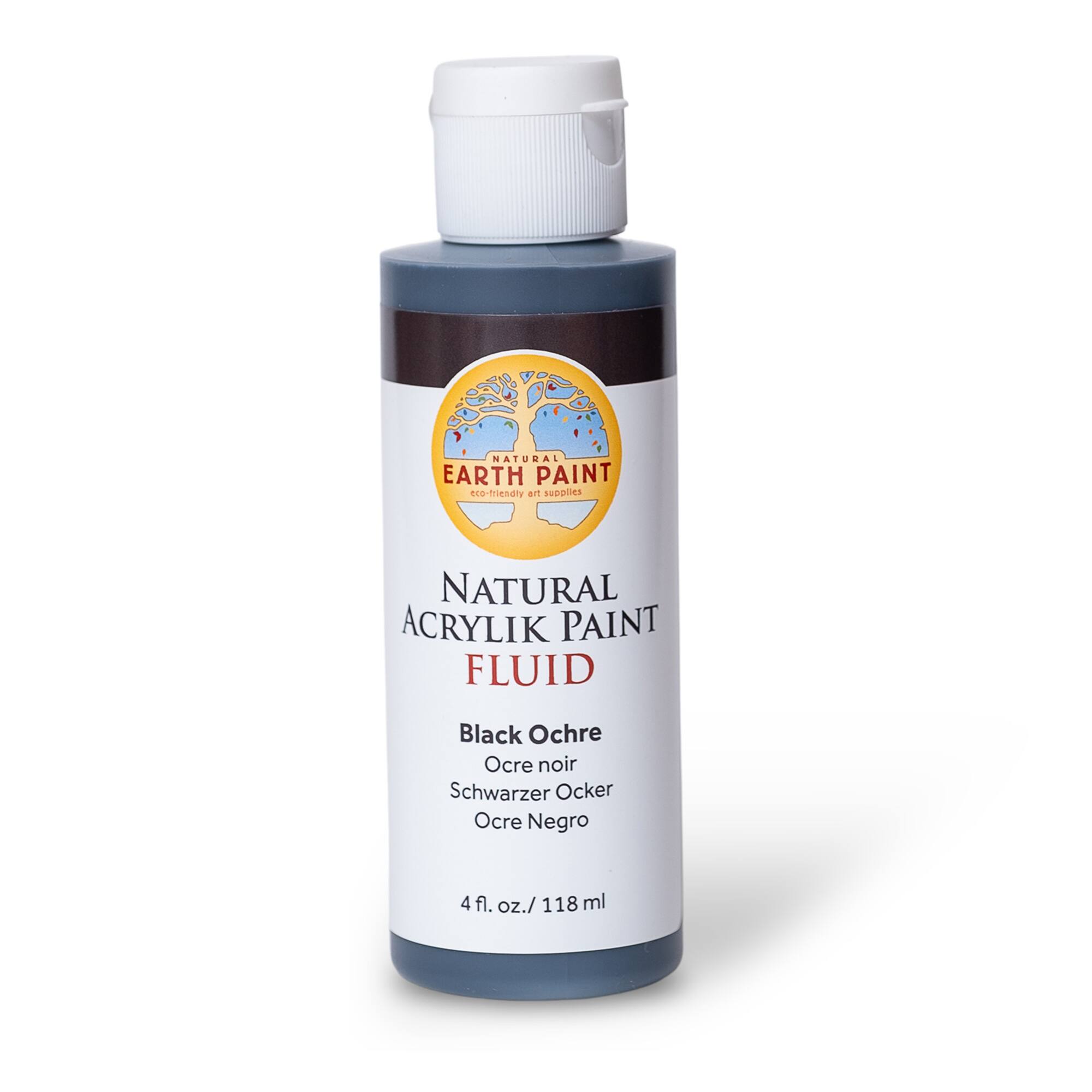 Natural Earth Paint 4oz. Fluid Acrylik Paint
